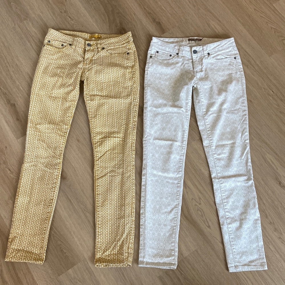 Prana printed jeans